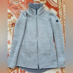 Bench Long Knit/Sherpa Fleece Jacket Grey S--FINAL PRICE